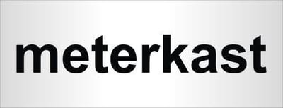 Aluminium deurbordje bedrukt met tekst meterkast - 130 mm x 50 mm x 0,5 mm - Deur tekstbordje meterkast - Promessa-Design.
