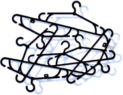 Decorizzly MiszMasz - Geometrische Muurhanger - Metaal - Modieuze Vormen