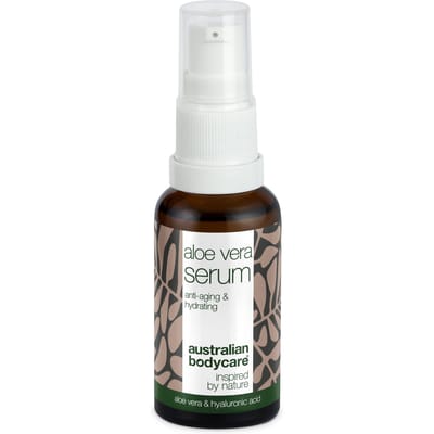 Aloe Vera & C,E, F vitamin Anti-aging serum — serum met Aloë Vera, Tea Tree Olie en Hyaluronzuur tegen rimpels