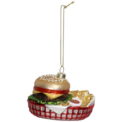 Kersten - Ornament 'Hamburger & Fries'