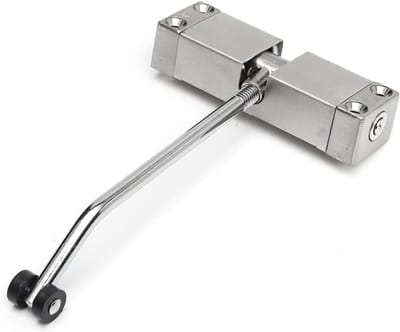 Automatische Deursluiter - Deurdranger RVS - Deuren Sluiten - Verstelbare Sluitkracht - 10 mm - Metaal