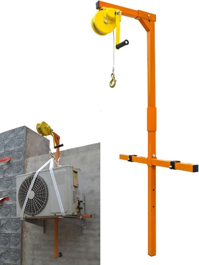 Airco Buitenunit Lift - Hijsgereedschap Takel - Installatie Montage - Zelfvergrendelende Handlier - 150kg 10m Kabel