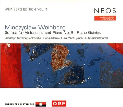 Christoph Stradner, Doris Adams, Luca Monti, EOS-Quartett Wien - Weinberg: Sonata For Violoncello And Piano No.2 | Piano Quintet (CD)