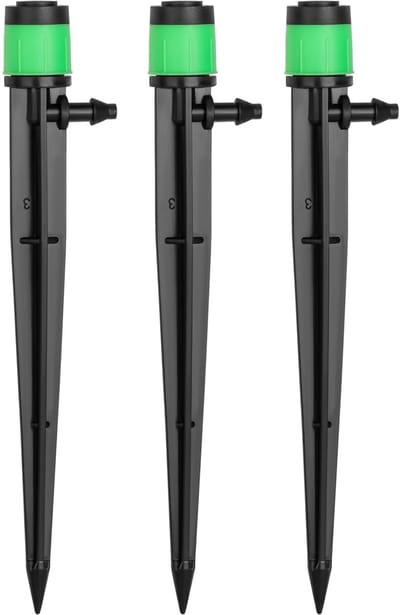 Store_9 - Irrigatiedruppelaars - 100 Pack - Verstelbare Waterafgifte - 360 Graden - Drip Irrigation Systeem - Tuin en Serre - Watering System