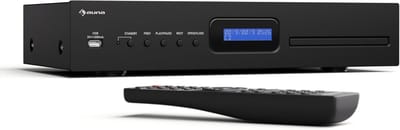 Stereo Hi-Fi Versterker met DAB+ Radio, Bluetooth en CD/DVD Speler - 2x60W
