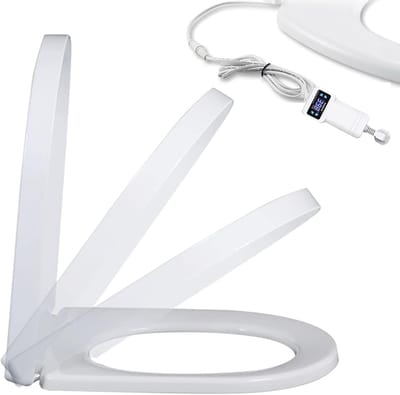 Verwarmde Toiletbril - Slimme WC Deksel - Comfort in Badkamer - Instelbare Temperatuur - Universele Pasvorm - Wit