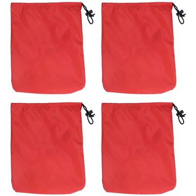 4 STUKS Auto Achteruitkijkspiegel Beschermhoes 190T Polyester Taft Kraan Vorstbeschermhoes Rood