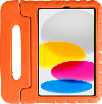 Hoes - Geschikt voor Apple iPad A16/A18 (2022/2025/2026) - 10.9 & 11 inch (10e, 11e & 12e generatie) - Kinderhoes Shockproof Bumper - Kidsproof Case - Tablet Hoesje - Kinder Hoesje Cover - Oranje