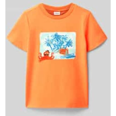 T-shirt recht model met fotoafdruk en Foam kind s.Oliver