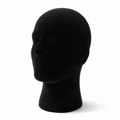 Pashoofd - Piepschuim Hoofd - Pruikenhouder - Kappershoofd - Mannequin Hoofd - Pruikenhoofd