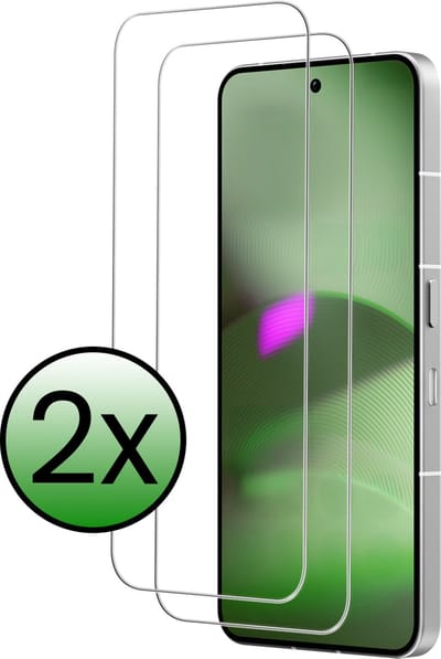 Screenprotector - 2 Stuks Geschikt voor Nothing Phone (3) - Extra Sterk - Beschermglas - Gehard Glas - Tempered Glass - Screen Protector