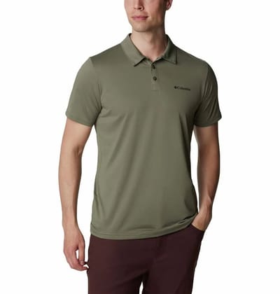 Columbia Hike™ Korte Mouw Poloshirt Groen S Man