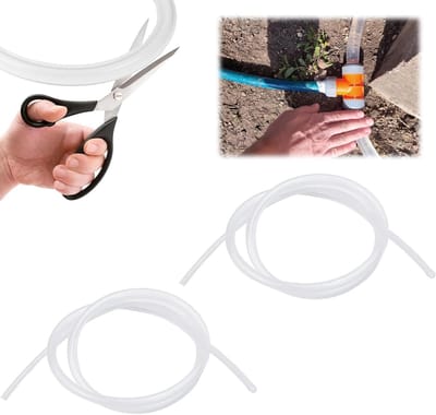Flexibele voedselveilige siliconen slang 2m - 2mm binnen, 4mm buiten, hoogtemperatuur rubber voor water- en olieoverdracht
