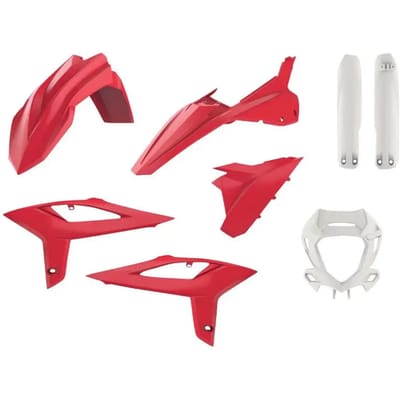 Set van 8 kunststof carrosserie- en kuipensets Polisport Enduro Beta 125, 250, 350, 390, 400, 480 Rr 2t, 4t 2020>