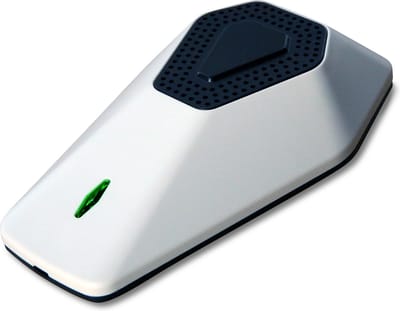 DISIbox - Persoonlijk en Mobiele Luchtzuiveraar - Mini Luchtreiniger met drievoudige werking effectief tegen Hooikoorts, Pollen, Virussen en Bacteriën - UVC LED, Nano filter en Ionisator. TIJDELIJK LAGERE PRIJS