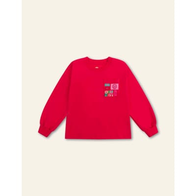 Oilily Hak Sweater- maat116/6yr Bright Rose