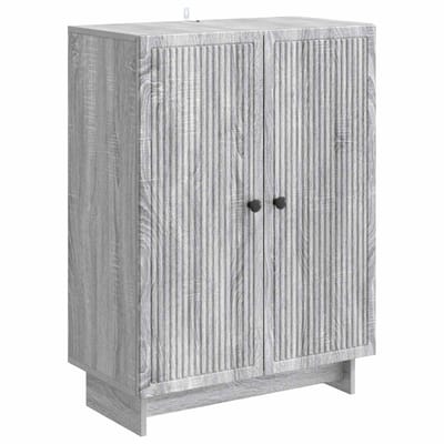 vidaXL - Dressoir - Grijs - sonoma - 66 - x - 34,5 - x - 90 - cm - Bewerkt - hout