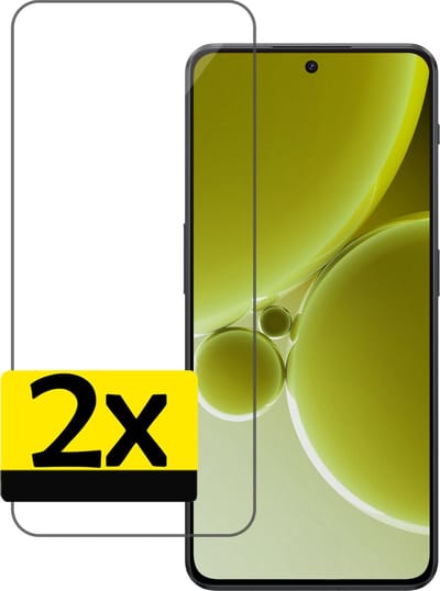 Screenprotector - Geschikt voor OnePlus Nord 3 - 2 Stuks - Extra Sterk - Beschermglas - Gehard Glas - Tempered Glass - Screen Protector