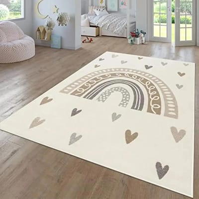 Regenboog Groot Tapijt voor Woonkamer Baby Kruiptapijten Kunst Fotografie Requisieten Meisjes Slaapkamer Decor Vloermat Kinder Speeltapijten 40X60CM