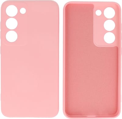 Fashion Backcover Telefoonhoesje - Color Hoesje - Geschikt voor de Samsung Galaxy S23 - Roze
