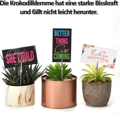 Dailygoods- Krokodillenklemmen Set - 50 Stuks Metaaldraad - 15 cm Klemmen - Fotoclips - Notitiehouder - Zilver Metaal - Fotoklem