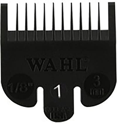 Wahl Opzetkam nr. 1 Plastic zwart 3mm