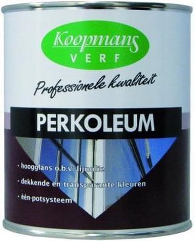 Koopmans Perkoleum Beits Monumentenblauw 256 Dekkend Hoogglans 0,75 liter