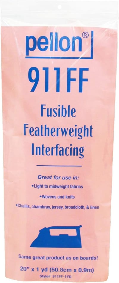 Strijkbare Tussenvoering voor Lichte Stoffen - 1 Yard