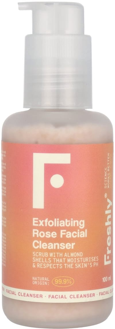 Freshly Cosmetics Exfoliating Rose Facial Cleanser 100 ml