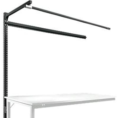 Opbouwframe met giek, Aanbouwtafel STANDAARD werktafel-/werkbank UNIVERSAL/PROFI, 1750 mm, antraciet
