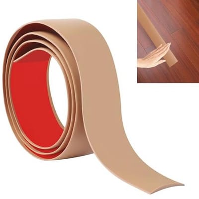 Laminaatvloer Drempelovergangsstrip 100cm - Zelfklevende Vinylvloerstrip voor Tapijtrand en Tegels