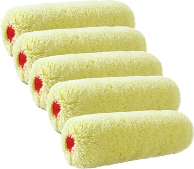 Sorex Muur vacht verfroller - 5x - Polyacryl - 8,8 x 18 cm - Verfspullen - Schildersbenodigheden - wanden - muren