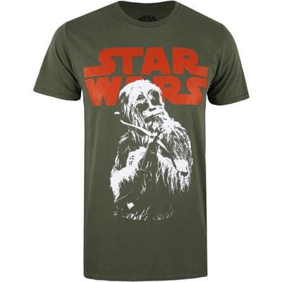 Star Wars Heren Chewbacca Kruisboog T-Shirt (Militair Groen)