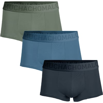 Muchachomalo Heren Trunks – 3 Pack – Korte Boxershorts Heren – Bamboe – Korte Pasvorm – Onderbroeken Heren