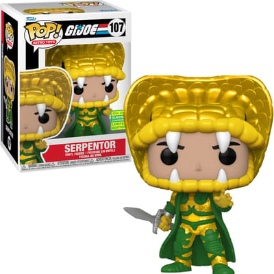 Funko Pop! G.I. Joe - Serpentor #107 - 2022 San Diego Comic-Con Exclusive