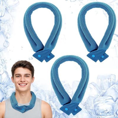 Koelsjaal - 3 stuks - ijssjaal - Verkoelend - absorberende sjaal - hoofddoek - voor mannen en vrouwen - Verkoelende nekbanden - hitteberoerte voorkomen - verkoelende hoofdband voor wandelen, kamperen, buitenactiviteiten