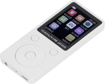 Draagbare MP3 Speler - Muziekspeler Bluetooth - Muziek Luisteren - Ingebouwde Speaker - 64GB - Zwart