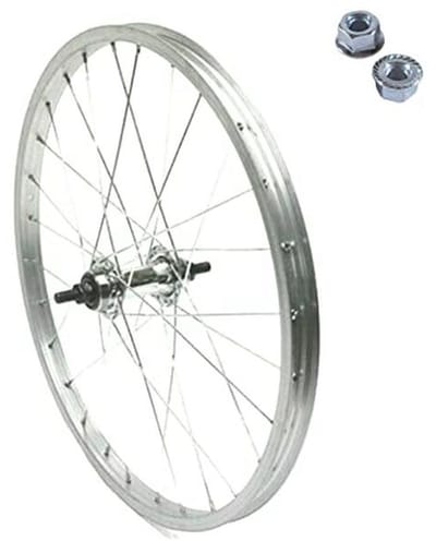 Achterwiel 20 inch voor mountainbike en stadsfiets, aluminium/staal, 1 versnelling
