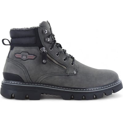 DOCKERS by Gerli Boots - Heren Winter Schoenen Laarzen Gevoerd Grijs 53HX103-600220 , Maat: EU 40 UK 6.5