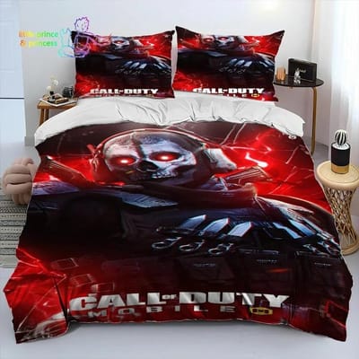 Game Call of Duty Gamer Dekbed Beddengoed Set Eenpersoons Twin Vol Queen King Size Bedset Volwassene Kind Slaapkamer Beddengoed Cadeau EU Single 135x200cm