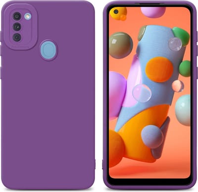 Cadorabo Hoesje geschikt voor Samsung Galaxy A11 / M11 in FLUID MAT PAARS - Beschermhoes gemaakt van flexibel TPU silicone Cover Fluid Case