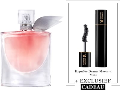 Lancôme La Vie est Belle Parfum voor Dames + Cadeau - La Vie est Belle Eau de Parfum 75ml & Cadeau: Mini Hypnose Drama Mascara Zwart 2ml Reiseformaat - Navulbare Bloemige & Fruitige Damesparfum & Travel Size Mascara - Total 77ml