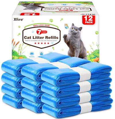 12 stuks kattenbakvulling navulzakken voor een geurvrije omgeving