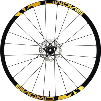 Fiets velg stickers - Velgrand stickers - Fiets personaliseren - UV-bestendig en waterdicht - 26-29 inch - Goud
