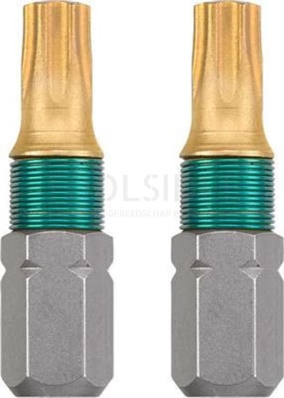 KWB - Schroefbit Torx 25mm Titaan Torx-25 - 2 stuks