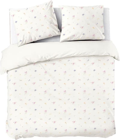Dindi Home Dekbedovertrek Forever Spring - 200x220 - 100% katoen - Wit