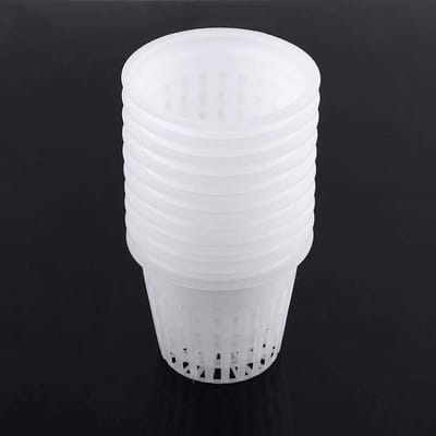 Zware Mesh Pot Net Cups voor Hydroponische Planten - 10 Stuks Ideaal voor Klonen en Tuinieren