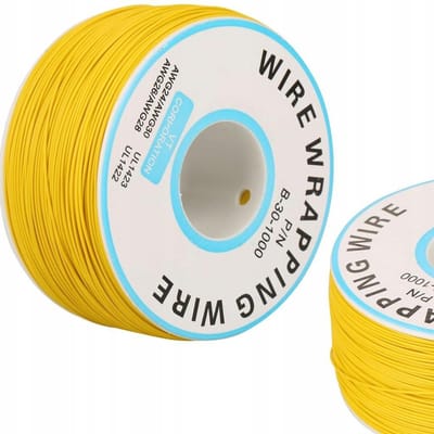 Rosfix Isolatiedraad Kynar - Vertind Koper, Ø 0,25 mm AWG30 - 200 m, Ø 0,60 mm, 300 V - Elektronica