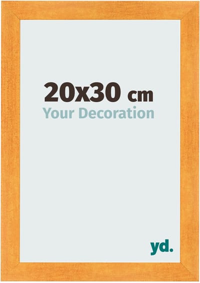 Your Decoration - Fotolijst 20x30 cm - MDF - Oranje - Pisa