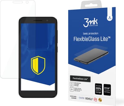3MK FlexibleGlass Lite - Hybride Beschermglas - Alcatel 1 2022 - Ultra Dun - Zelfherstellend
